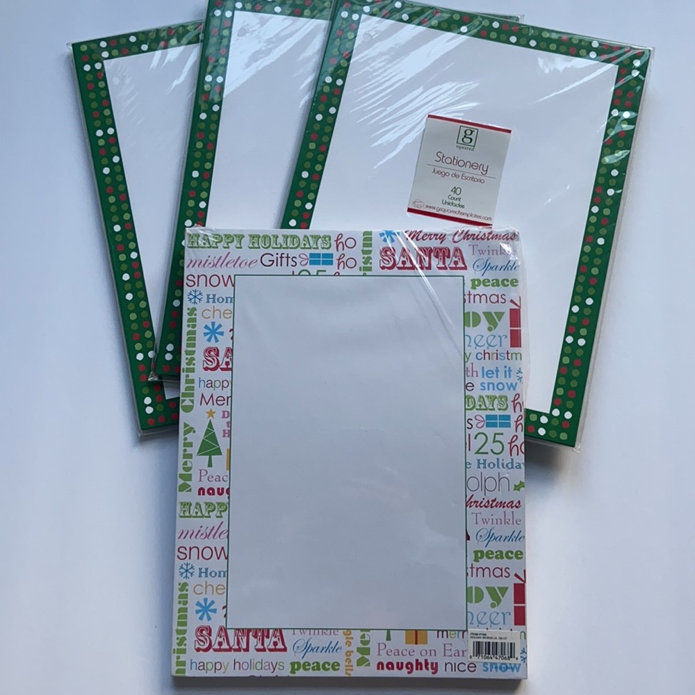 HOLIDAY CHRISTMAS COMPUTER PAPER NEW 3 lbs